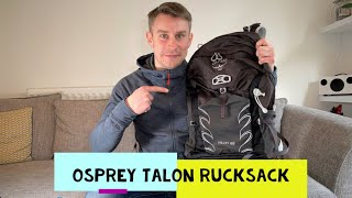 Osprey Talon 22 Rucksack Review  The BEST Hiking Backpack [upl. by Ymmat911]