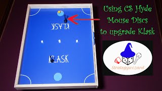 Klask Upgrade Using CS Hyde Mouse Discs with Strategywizard [upl. by Ayaj82]