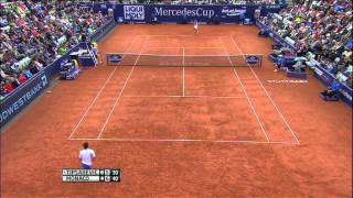 Tipsarevic Wins First Clay Title In Stuttgart Final Highlights [upl. by Benildas]