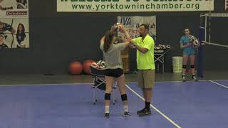 JVA Coach to Coach Video of the Week Basic Setting Footwork Drills [upl. by Burrus664]