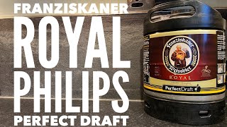 Franziskaner Weissbier Royal Review On The Philips Perfect Draft [upl. by Arabrab115]