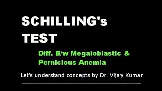 Schilling Test for Vitamin B12 Deficiency  Lets Understand Concepts by Dr Vijay Kumar [upl. by Eilsehc520]