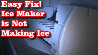 Fixing an Ice Maker Thats Not Making Ice [upl. by Kendell]