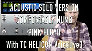 TC Helicon Voicelive 3  How to play Comfortably Numb [upl. by Isbel]