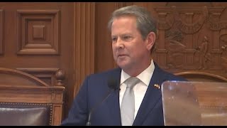 WATCH LIVE Georgia Gov Brian Kemp delivers State of the State Address [upl. by Aylmar]