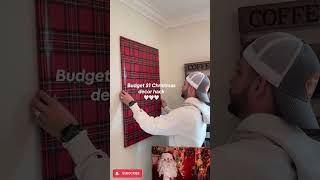 Budget 1 Christmas Decor Hacks [upl. by Llebasi]