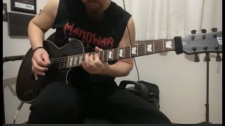 Manowar  Battle Hymn solo cover [upl. by Fadiman731]