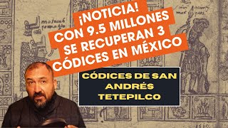 Los Códices de Tetepilco se recuperan con 95 millones de pesos [upl. by Barna207]