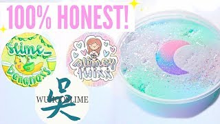 100 HONEST Famous  Underrated Instagram Slime Shop Review NonFamous US Slime Package Unboxing [upl. by Yendic]