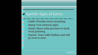 Estrus cycle in buffalo Cattle  Sheep goat horse cat  dog and pig  EC in different animals [upl. by Nwahsir]