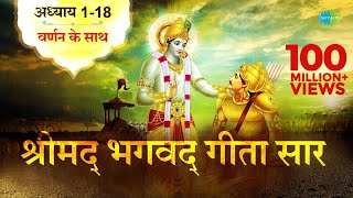 श्रीमद भगवद गीता सार  संपूर्ण गीता  Bhagawad Geeta All Chapters With Narration Shailendra Bharti [upl. by Ssew]