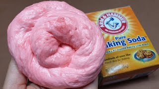 Diy Slime With baking Soda Recipe [upl. by Anavoig421]