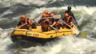 White Water Rafting Victoria Falls [upl. by Waddington]