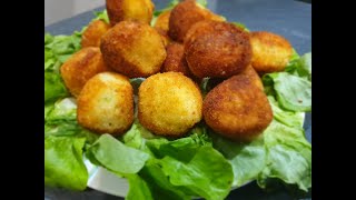 Croquette de pomme de terre كرات البطاطس المقلية الشهيةلذيذة جدا [upl. by Artaed]