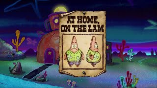 The Patrick Star Show  At Home On the Lam Title Card [upl. by Nnednarb]