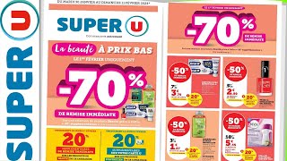 catalogue SUPER U du 30 janvier au 11 février 2024 🔥 JUSQUÀ 70  FRANCE [upl. by Buyse321]