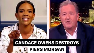 CANDACE OWENS RIPS PIERS MORGAN ON HIS OWN SHOW FOR SPREADING IRAELI PROPAGANDA [upl. by Lucian14]