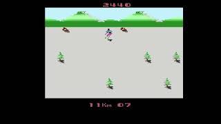 Ski Hunt Longplay Atari 2600 Game  Warning Contains Flashing Lights [upl. by Busby]