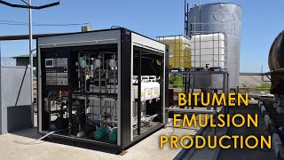 Bitumen emulsion production GlobeCore UVB1 Units [upl. by Eceryt]