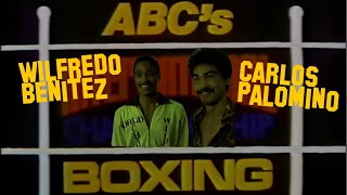 Wilfredo Benitez vs Carlos Palomino 1979 ABC 1080p 60fps [upl. by Eleahcim]