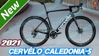 2021 Cervélo Caledonia 5 Aero endurance bike with 35mm tyre clearance 5 [upl. by Campagna992]