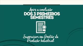 Graduação  Gestão da Produção Industrial  Unisinos [upl. by Joost420]