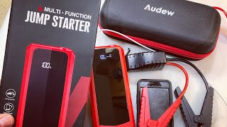 Honest Review Of The Audew Battery Multi Function Jump Starter From Banggoodcom  Awesome [upl. by Deste762]