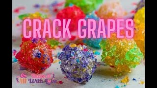 Crack Grapes How To Make Candied Grapes  Cracked Grapes Tutorial [upl. by Bail]