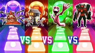 👀Tiles Hop Choo Choo Charles 🆚️House Head 🆚️Alien Dance 🆚️Speakerman 🎶Who will win [upl. by Atirrehs]