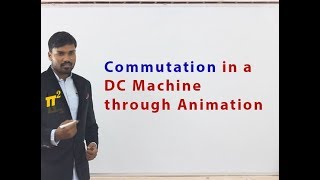 Commutation in a DC machine Subtitles included PiSquare Academy [upl. by Afatsum]