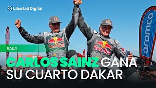 Carlos Sainz gana su cuarto Dakar [upl. by Ardet]