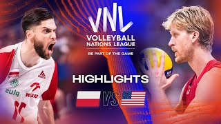 🇵🇱 POL vs 🇺🇸 USA  Highlights Final  Mens VNL 2023 [upl. by Maghutte252]