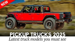 Latest Pickup Truck Models Announced for the Upcoming 2025 MY [upl. by Lewanna465]