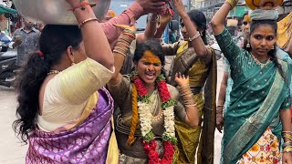 Archana Reddy Akka Mallanna Swamy Sigam  Balkampet Yellamma Bonalu  Yellamma Thalli ki Bonam [upl. by Eidlog]