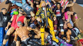 MASSIVE BOX FULL OF WWE ACTION FIGURES [upl. by Niarb]