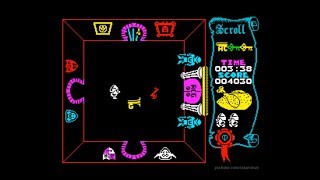 Atic Atac Walkthrough ZX Spectrum [upl. by Acinoryt787]