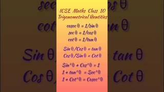 icse maths class 10 TrigonometricalIdentities introductiontotrigonometryclass10 [upl. by Euqinemod]