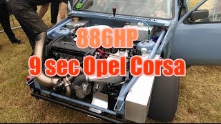 886hp 9sec Opel Corsa  Eljan timmler  DHRA EDRS drachten 20062015 [upl. by Lindahl]