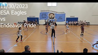 7th Basketball Game 2023  24 Season Envision Science Academy Lady Eagles vs Endeavor Charter Pride [upl. by Kannav]