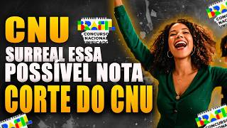 CONCURSO DO CNU  NOTA DE CORTE CNU Tá Suave Assim [upl. by Ettolrahc]