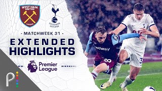 West Ham United v Tottenham Hotspur  PREMIER LEAGUE HIGHLIGHTS  422024  NBC Sports [upl. by Nirtiak]