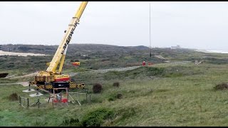 zendmast scheveningen radio duindorp geveld op 23102014 [upl. by Mindy616]