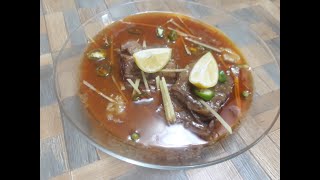 Beef nehari  Healthy And Hygenic  Home Made  Restaraunt style  Orians Food [upl. by Elyrehc]