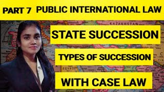 STATE SUCCESSIONPUBLIC INTERNATIONAL LAW 𝚂𝙺𝚈360° publicinternationallaw state succession tamil [upl. by Enimzaj]