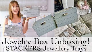 Stackers Jewellery Boxes Unboxing Jewelry Box Haul [upl. by Alih]