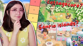 ranking popular Animal Crossing island themes [upl. by Cathyleen]