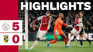 Great goals great win ⚪🔴⚪  Highlights Ajax  Vitesse  Eredivisie [upl. by Einittirb]