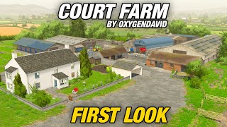 COURT FARM COUNTRY PARK  Farming Simulator 22  FIRST LOOK [upl. by Salas]