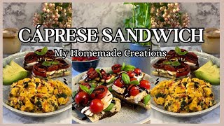 The Best Sandwich You’ll Ever Make Caprese Sandwich  Easy amp Healthy [upl. by Ambrose]