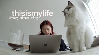 VLOG  daily life living alone in London [upl. by Akemrej]